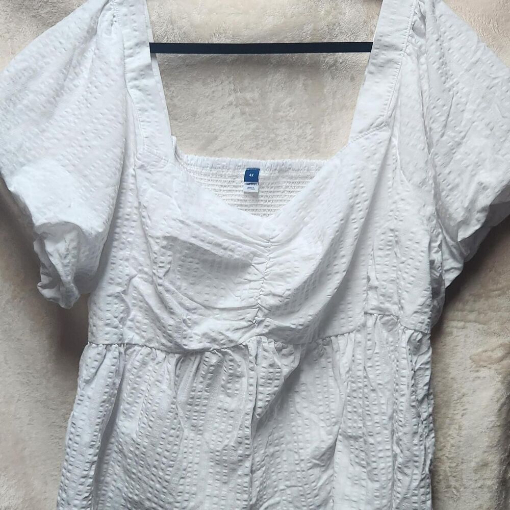 Old Navy Women's 4x Boho VNeck Strechy Baby Doll Crop Top.
